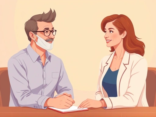 보험 상담 장면