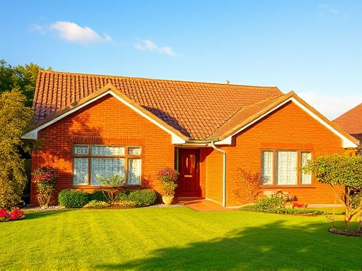 단독 주택의 외관을 보여주는 이미지