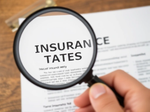 돋보기로 보험 약관을 자세히 살펴보는 손을 클로즈업하여 보여주며, 약관의 중요성을 강조하고 신중한 선택을 유도하는 이미지