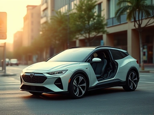 하이브리드 자동차가 전기 모터와 엔진을 결합하여 작동하는 모습