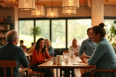 따뜻하고 아늑한 분위기