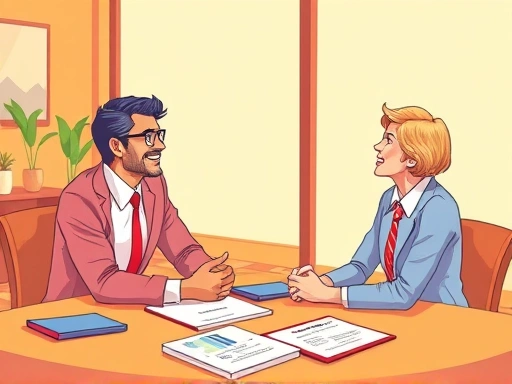 보험 상담 장면