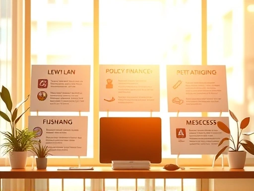 다양한 개인사업자 대출 옵션을 보여주는 이미지