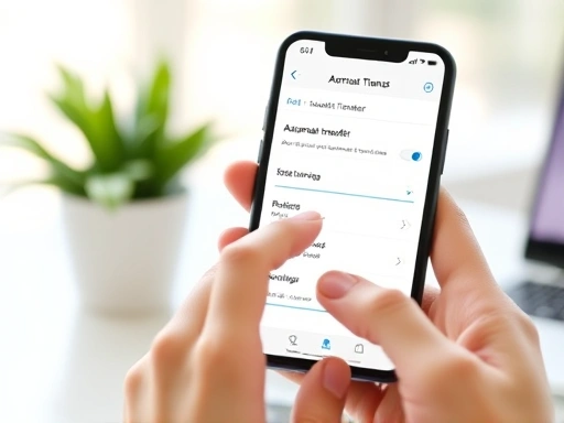 대환대출 후 자동이체를 설정하는 모습