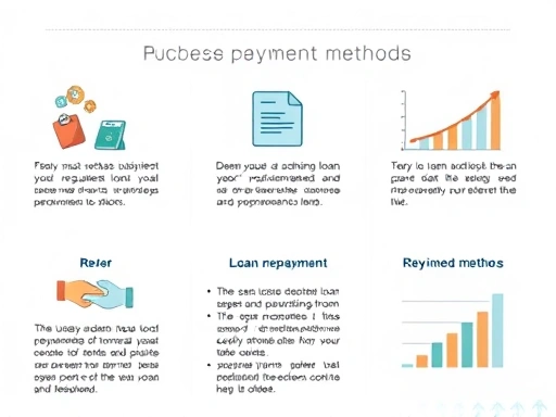 사업자 대출 상환 방식 종류와 각 특징을 보여주는 이미지