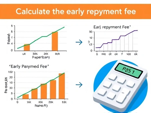 중도상환수수료 계산 방법을 설명하는 이미지