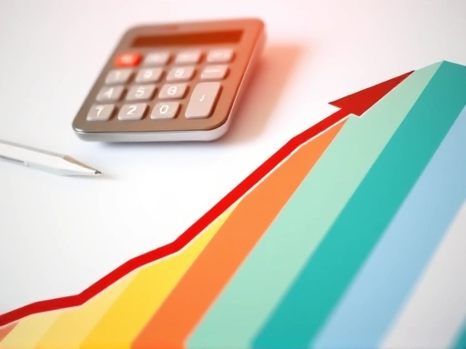 신용점수 그래프가 상승하는 모습