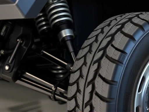 차량의 주요 부품(엔진, 타이어)을 클로즈업하여 보여주며, 세부적인 상태와 관리 상태를 강조.