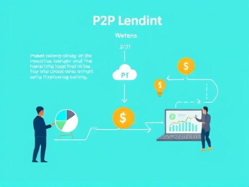 P2P대출 개념도 이미지