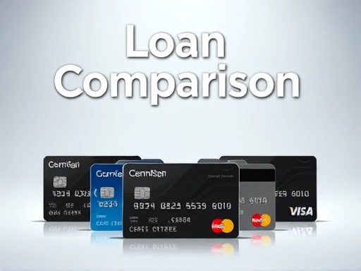 다양한 대출 상품을 비교하는 콘셉트의 이미지