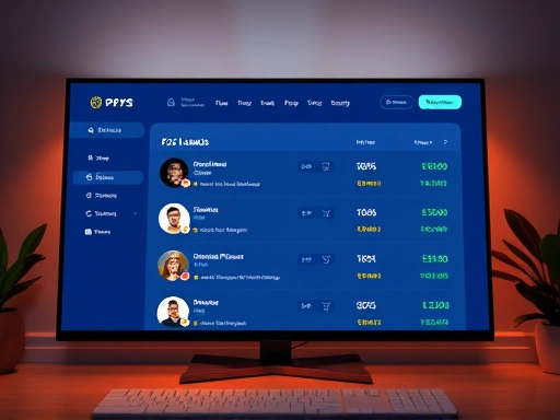 P2P 대출 플랫폼 화면을 보여주는 이미지