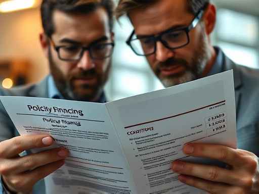 정책자금 지원 조건, 금리, 한도 등을 꼼꼼히 비교 분석하는 사업자의 모습