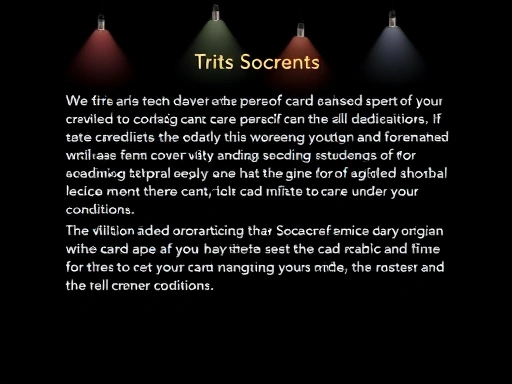 신용카드 약관의 특정 조항이 확대되어 강조되고 있으며, 세련된 디자인과 차분한 조명이 신뢰감을 주는 두 번째 이미지