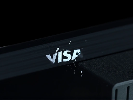 손상된 신용카드의 자기 띠를 클로즈업하여 보여주며, 스크래치와 마모된 부분이 강조됩니다.