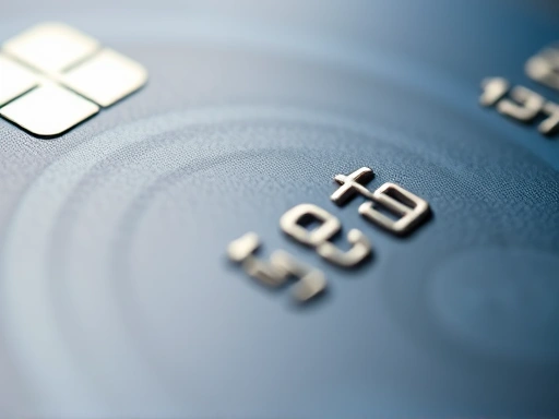 신용카드를 클로즈업하여 보여주는 이미지