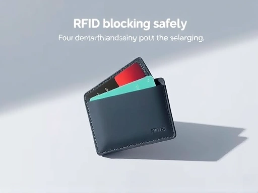 카드 지갑에 카드가 안전하게 보관된 모습