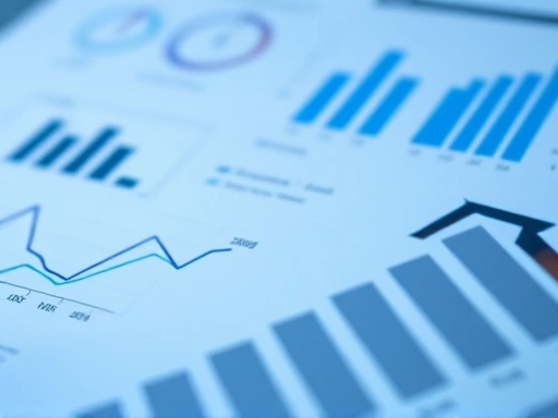 부동산 투자 그래프와 차트를 보여주는 클로즈업 이미지