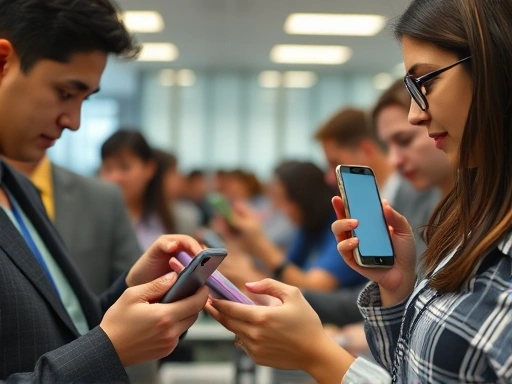 직장인이 다양한 부업 관련 앱을 사용하며 수익을 창출하는 모습