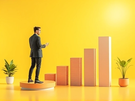 투자 목표를 설정하는 투자자의 모습