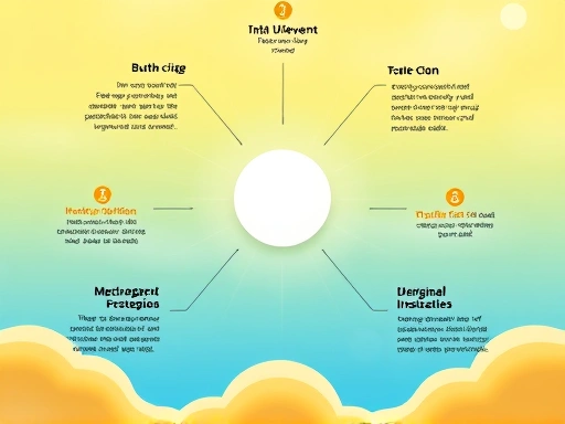 다양한 투자 전략과 펀드 선택 기준을 시각적으로 보여주는 이미지