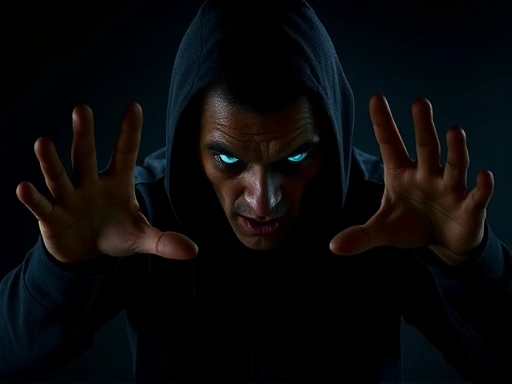 투자 커뮤니티에서 발생할 수 있는 사기 및 허위 정보에 대한 경고를 담은 이미지