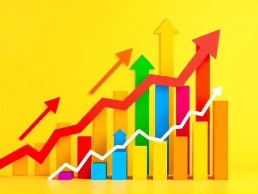 화려한 색상의 펀드 투자 아이콘이 있는 두 번째 이미지