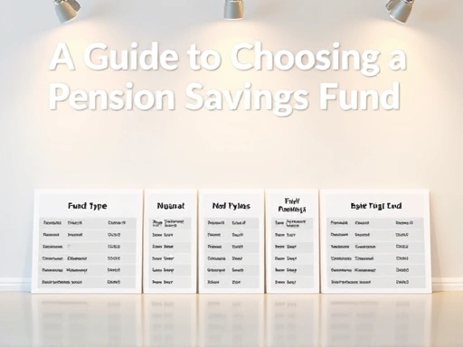 연금 저축 펀드 선택 가이드: 다양한 펀드 유형을 보여주는 이미지