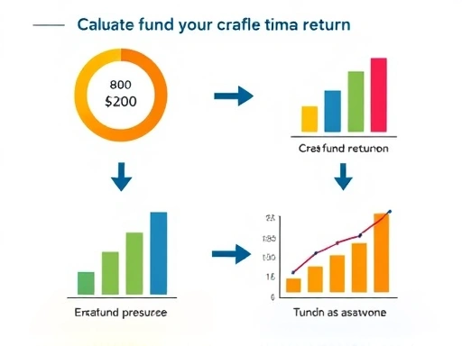 펀드 수익률 계산 과정을 보여주는 이미지
