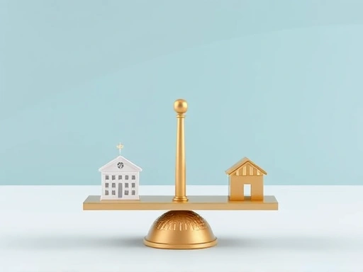 다양한 자산군을 나타내는 아이콘들이 균형 있게 배치된 이미지