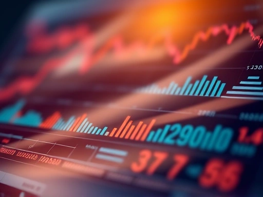 주요 데이터 포인트를 강조하고 긍정적인 시장 심리를 반영하는 미묘한 하이라이트로 통찰력있는 데이터 분석이 반영된 것을 보여주는 상세 클로즈업 샷, 금융적 맥락을 강화하기 위해 따뜻하고 차분한 색상 팔레트 사용,theme-fund_2.