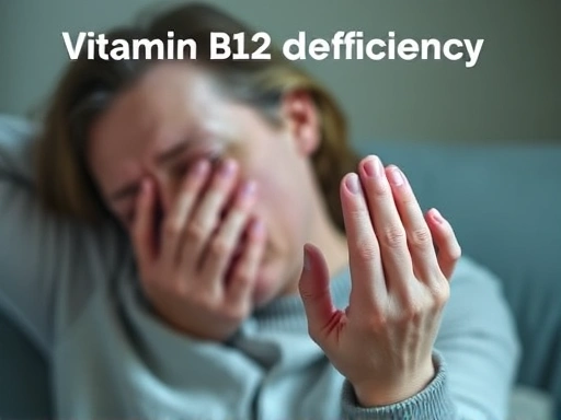 비타민 B12 결핍 증상을 보여주는 이미지