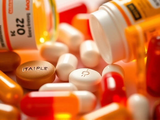 비타민 B12 보충제를 보여주는 클로즈업 이미지