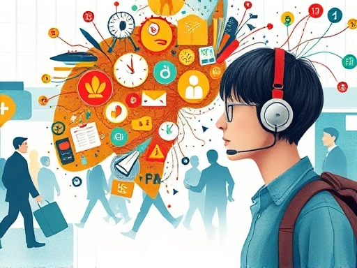 바쁜 현대인의 모습