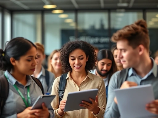 바쁜 현대인이 효율적으로 시간을 관리하며 스트레스를 해소하는 방법을 찾기 위해 시간 관리 전략, 우선순위 설정, 그리고 자기 돌봄에 집중하는 모습