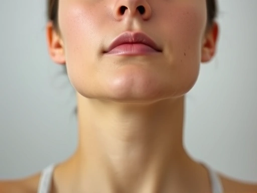 Close-up of a person practicing deep breathing exercises to calm their mind.