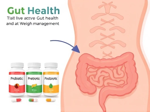 건강한 장을 상징하는 복부 클로즈업 이미지