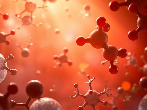 피로감 없는 활력 넘치는 생활을 위해 철분이 헤모글로빈을 통해 산소를 온몸으로 운반하고, 세포 에너지를 생성하여 신진대사를 개선하는 핵심 역할을 하는 장면