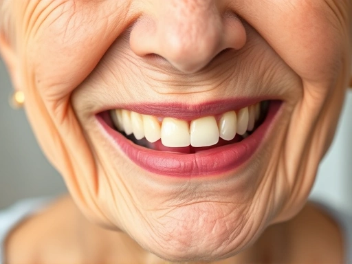 웃고 있는 나이 든 사람의 행복한 얼굴을 클로즈업한 이미지