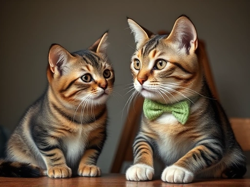 집사가 고양이 보험 상품을 비교하며 꼼꼼히 살펴보는 모습