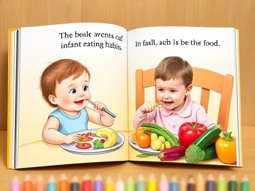 아이가 즐겁게 식사하는 모습