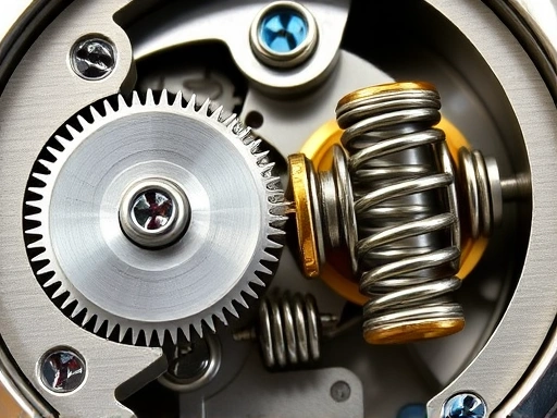 본넬 스프링과 독립형 스프링의 내부 구조가 투명하게 보이도록 클로즈업되어 있으며, 각 스프링의 독립적인 움직임과 연결된 모습