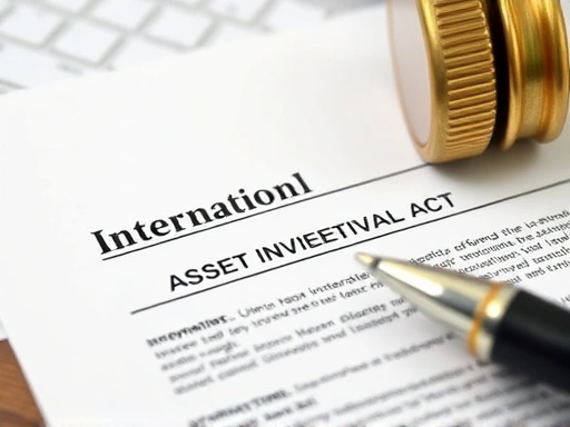 Close-up shot of legal documents related to international divorce and asset division, highlighting the importance of expert advice.