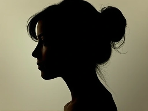 A conceptual image showing a silhouette of a woman with a subtle, complex shadow behind her, representing hidden psychological patterns, in a somber, analytical tone.