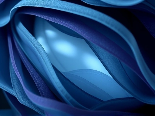 A close-up, abstract image representing the layers of complex grief, perhaps intertwining shades of blue, gray, and purple, with subtle, ethereal light breaking through, symbolizing the internal journey of healing and resilience for victims' families.