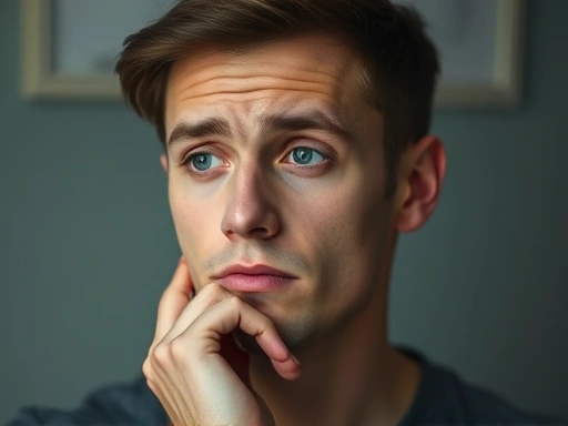 A person with a thoughtful yet distant expression, symbolizing the complex nature of antisocial personality disorder and its connection to societal norms. Focus on internal conflict. Keywords: antisocial personality disorder, personality traits, societal norms, psychological complexity.