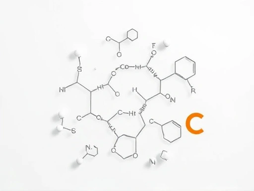 A detailed, clear image of various chemical structures or abstract representations of common eye cream ingredients like retinol, hyaluronic acid, and vitamin C, against a clean, modern background, symbolizing scientific effectiveness for skin. Bright, clinical lighting.