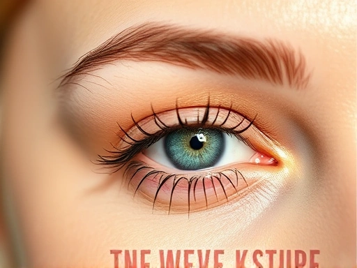 A close-up of a diverse person's radiant, smooth eye area, subtly hinting at effective skincare, natural lighting.