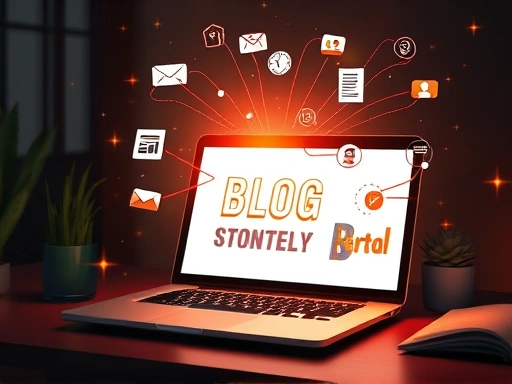 창의적인 블로그 스토리텔링을 통해 브랜드의 서사가 펼쳐지는 모습