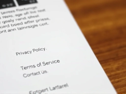 블로그 푸터의 구성 요소를 클로즈업한 이미지