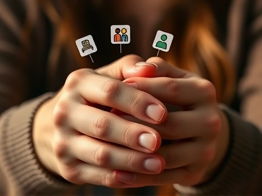 두 손을 모아 멤버십 가입을 고민하는 독자의 클로즈업.